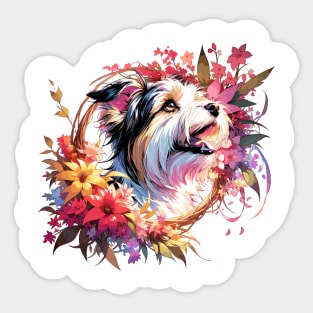 Biewer Terrier Joyful Mothers Day Dog Mom Gift Sticker